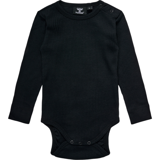hmlRENE BODY L/S, BLACK, packshot