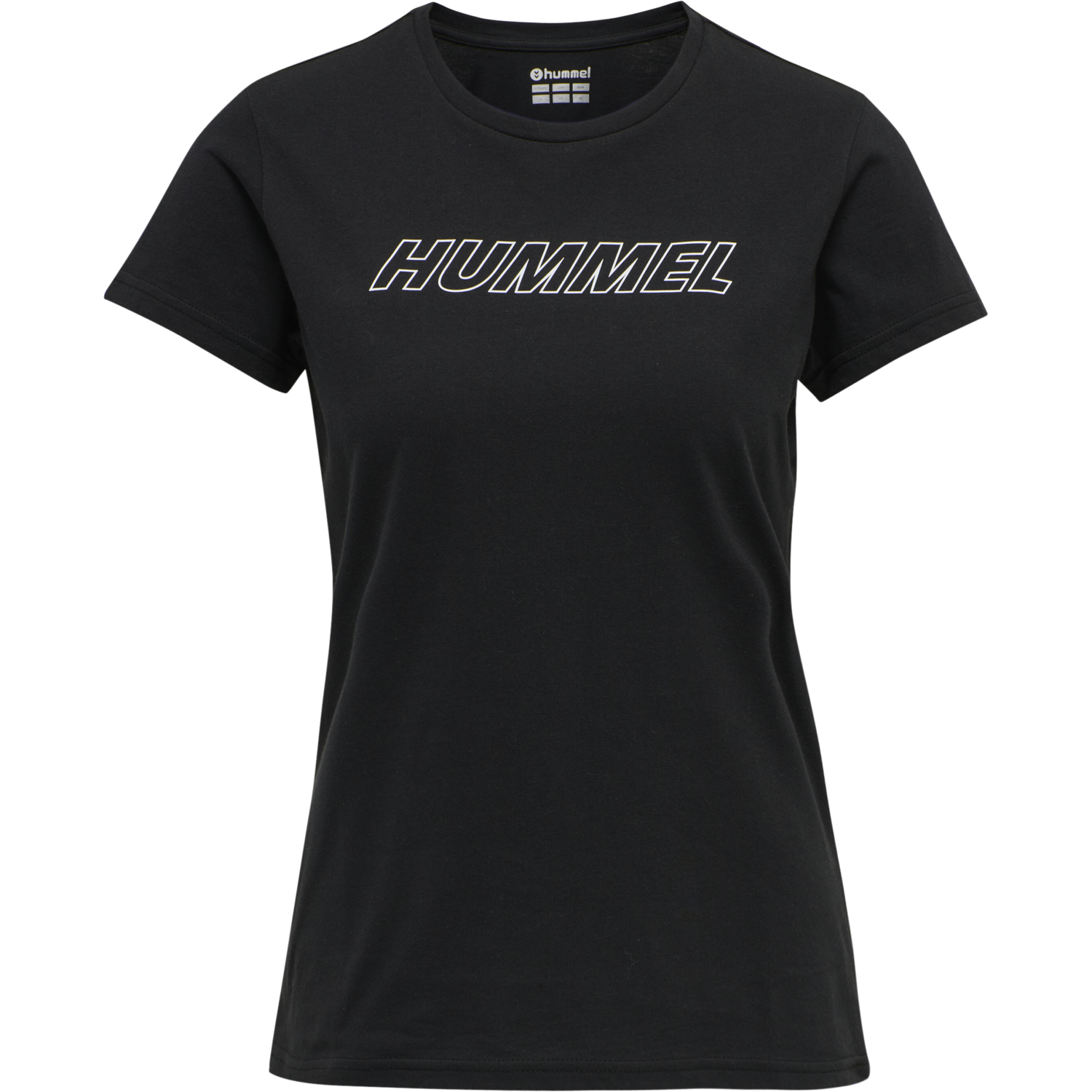 hmlTE CALI COTTON T-SHIRT, BLACK, packshot