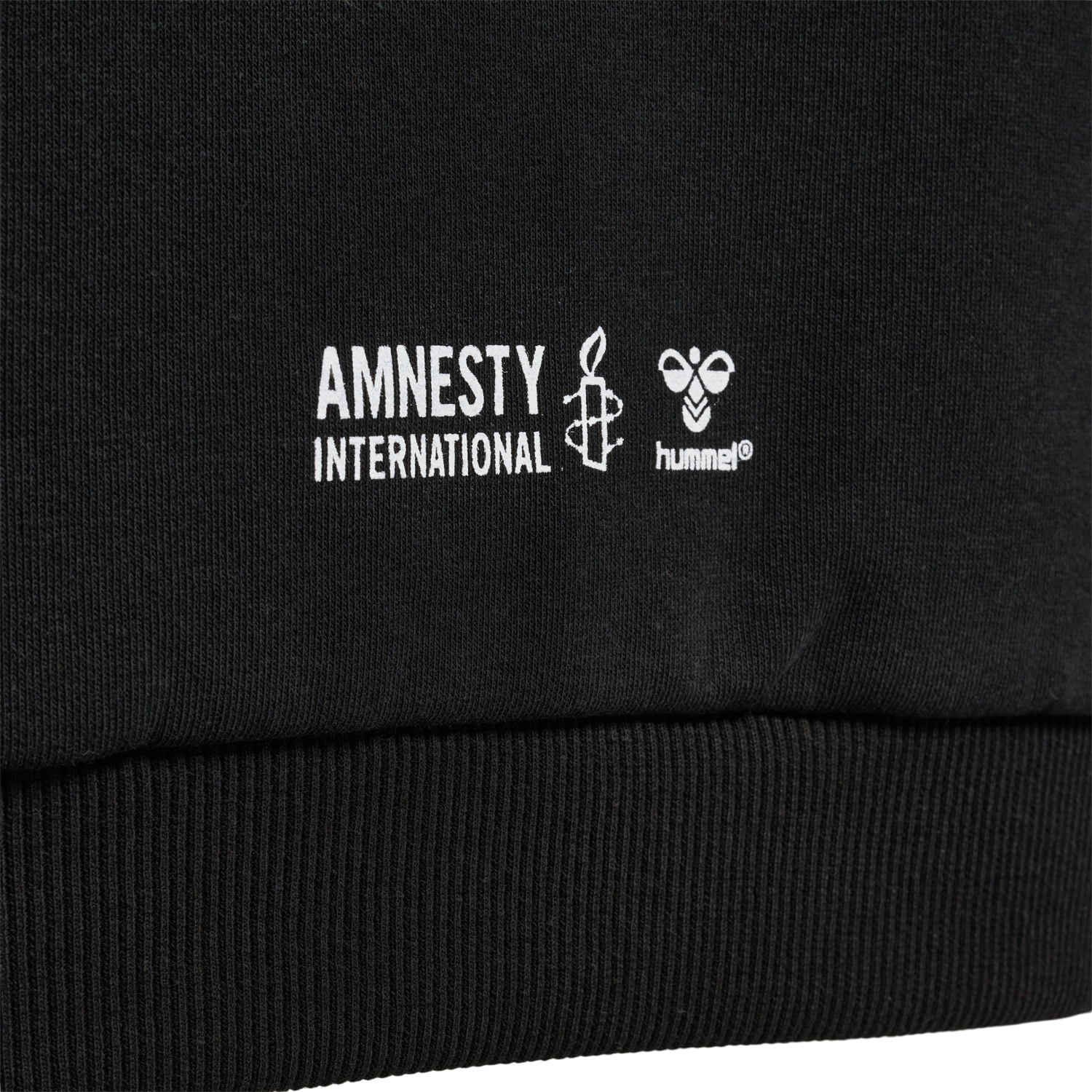 hmlAMNESTY SWEATSHIRT, BLACK, packshot