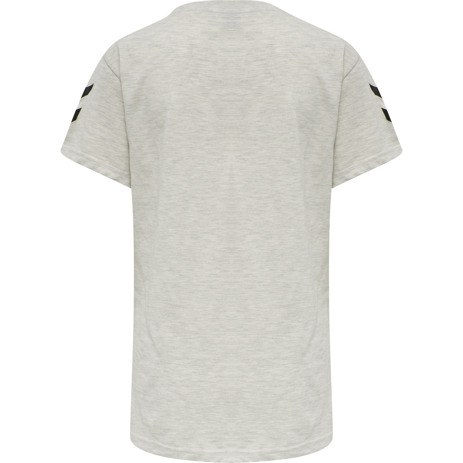 HMLGO COTTON T-SHIRT WOMAN S/S, EGRET MELANGE, packshot