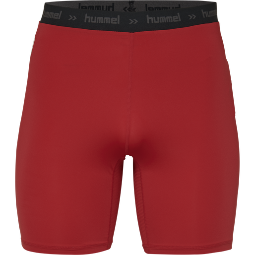 HML FIRST PERFORMANCE TIGHT SHORTS, TRUE RED HML FIRST PERFORMANCE TIGHT SHORTS, TRUE RED, packshot