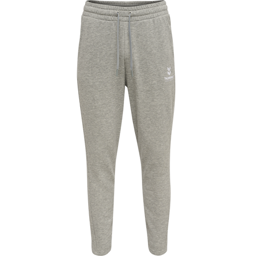 hmlOSCAR TAPERED PANTS, GREY MELANGE hmlOSCAR TAPERED PANTS, GREY MELANGE, packshot