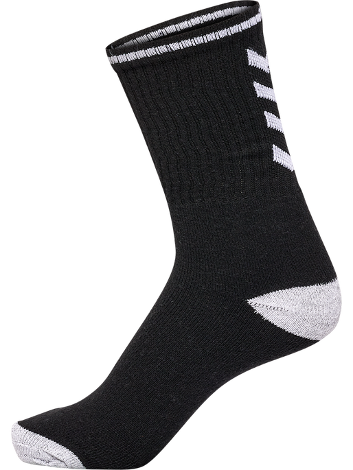 hml3 PACK SINGLE STRIPE CREW SOCK, BLACK, packshot