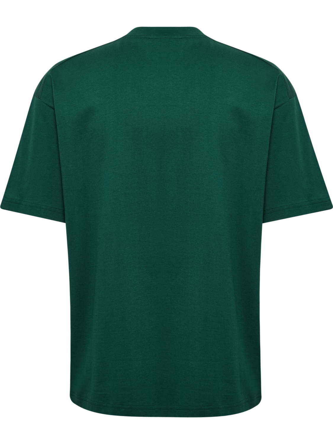 hmlLOOSE T-SHIRT S/S SCARF, DARK GREEN, packshot