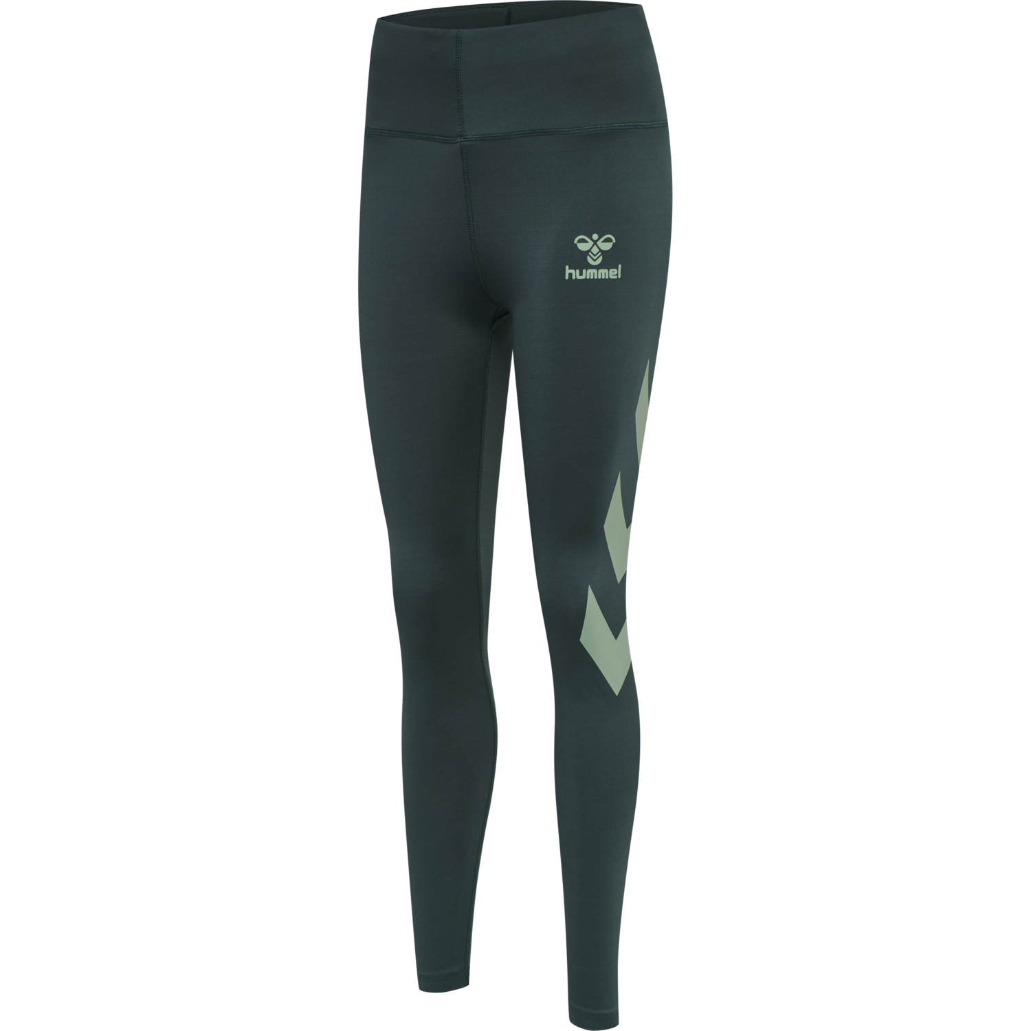 hmlPARIS HIGH WAIST TIGHTS, DARKEST SPRUCE, packshot