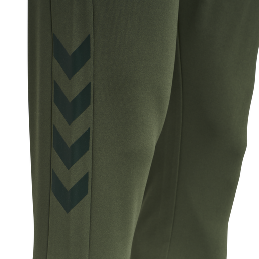 hmlLEGACY POLY TAPERED PANTS, BEETLE hmlLEGACY POLY TAPERED PANTS, BEETLE, packshot