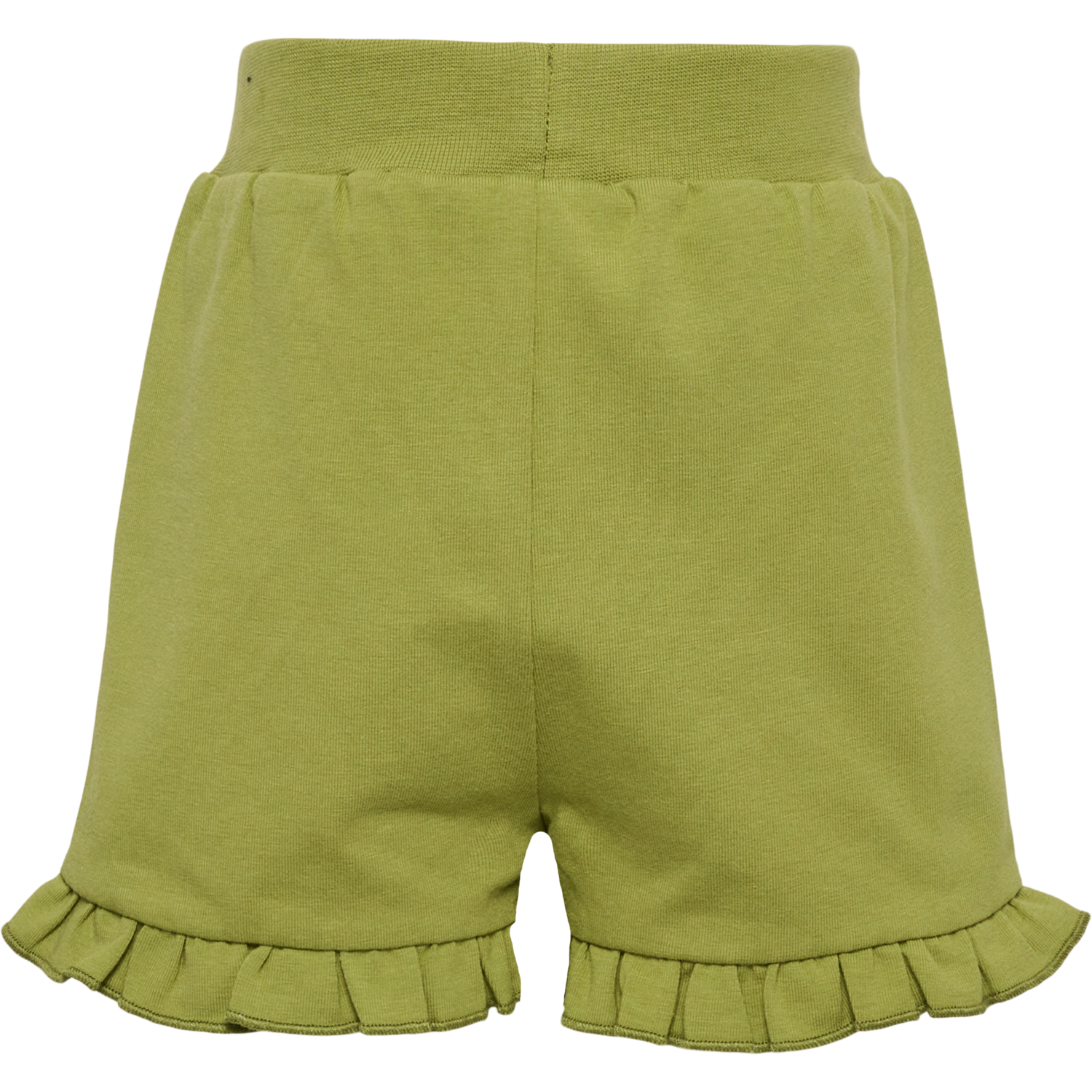 hmlDREAM RUFFLE SHORTS, GREEN OLIVE, packshot