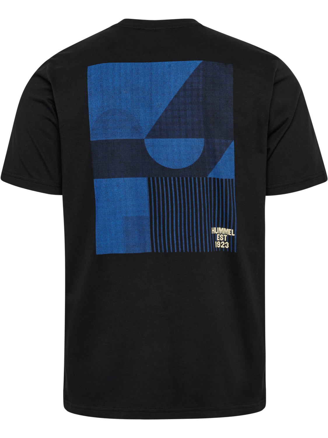 hmlREGULAR GRAPHIC TEE S/S, BLACK/BLUE, packshot