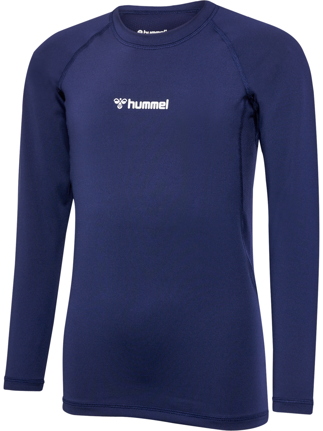 hmlBL PERFORMANCE TEE L/S KIDS, MARINE, packshot