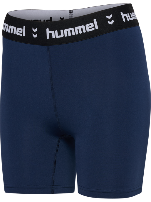 hmlPULSE MID WAIST SHORT TIGHTS, DRESS BLUES, packshot