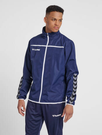 hmlAUTHENTIC TRAINING JACKET, MARINE, model