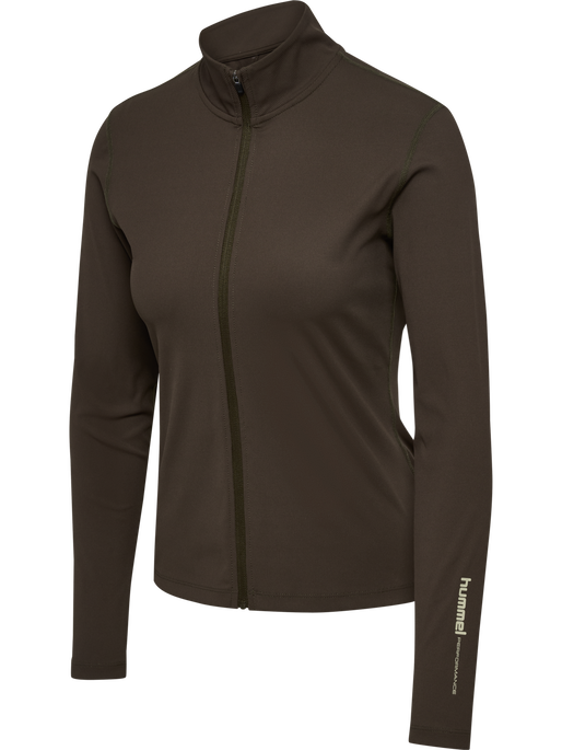 hmlPULSE W ZIP SHIRT L/S, DELICIOSO hmlPULSE W ZIP SHIRT L/S, DELICIOSO, packshot