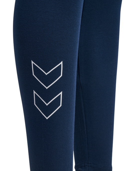 hmlELEMENTAL COTTON HW TIGHTS, DRESS BLUES, packshot