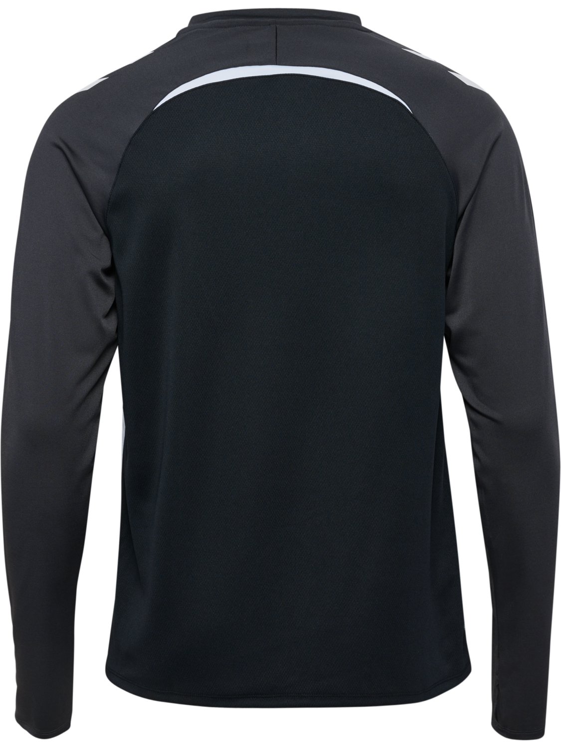 hmlLEAD 2.0 CREW SWEAT, BLACK/ASPHALT, packshot