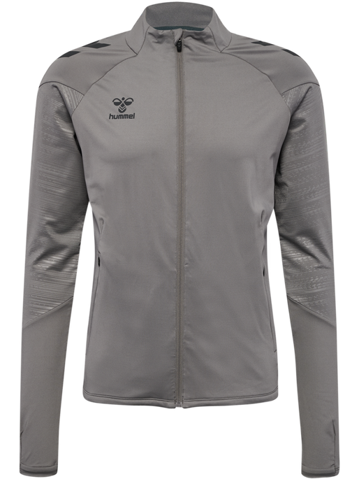 hmlPRO TRAINING ZIP JACKET, STEEL GRAY hmlPRO TRAINING ZIP JACKET, STEEL GRAY, packshot