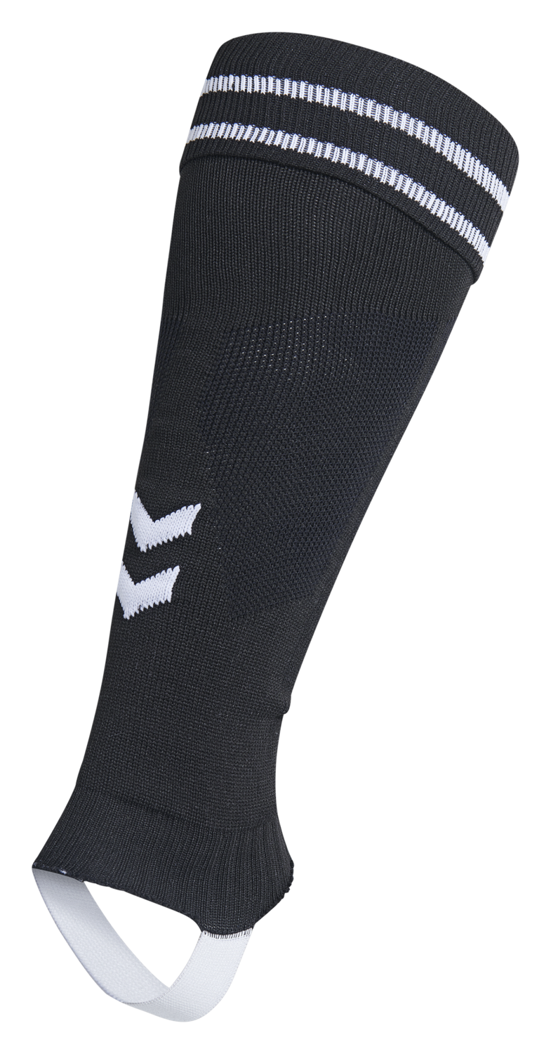 ELEMENT FOOTBALL SOCK FOOTLESS, BLACK/WHITE, packshot