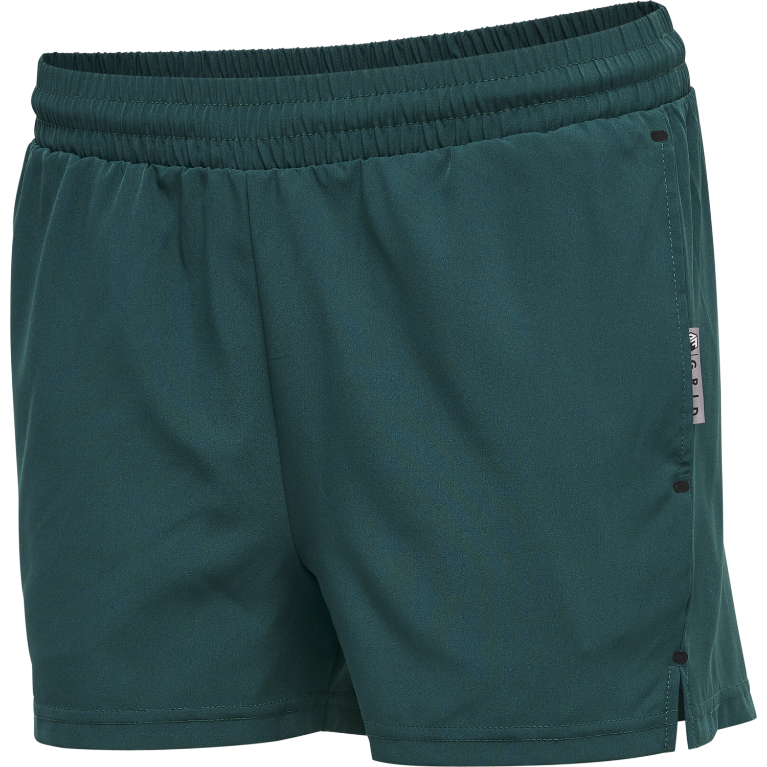 hmlMOVE GRID WOVEN SHORTS WOMAN, DEEP TEAL, packshot