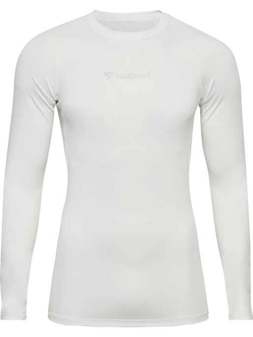 hmlBL PERFORMANCE TEE L/S, WHITE, packshot