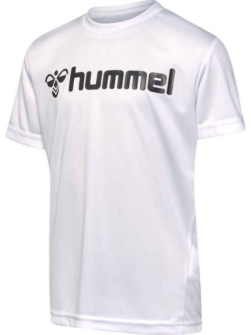 hmlLOGO JERSEY S/S KIDS, WHITE, packshot