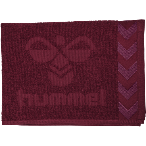 HUMMEL SMALL TOWEL, BIKING RED, packshot