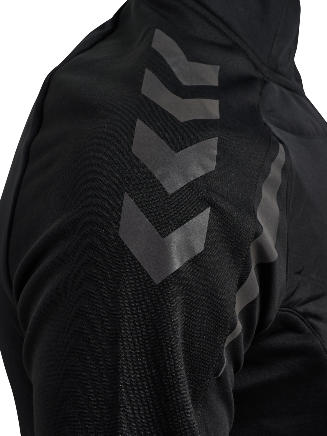 hmlBTC WINTER TRAINING HALF ZIP, BLACK, packshot