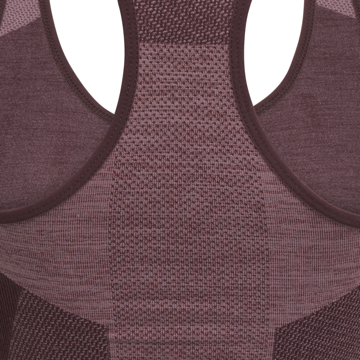 hmlCLEA SEAMLESS TOP, FUDGE/WOODROSE MELANGE, packshot