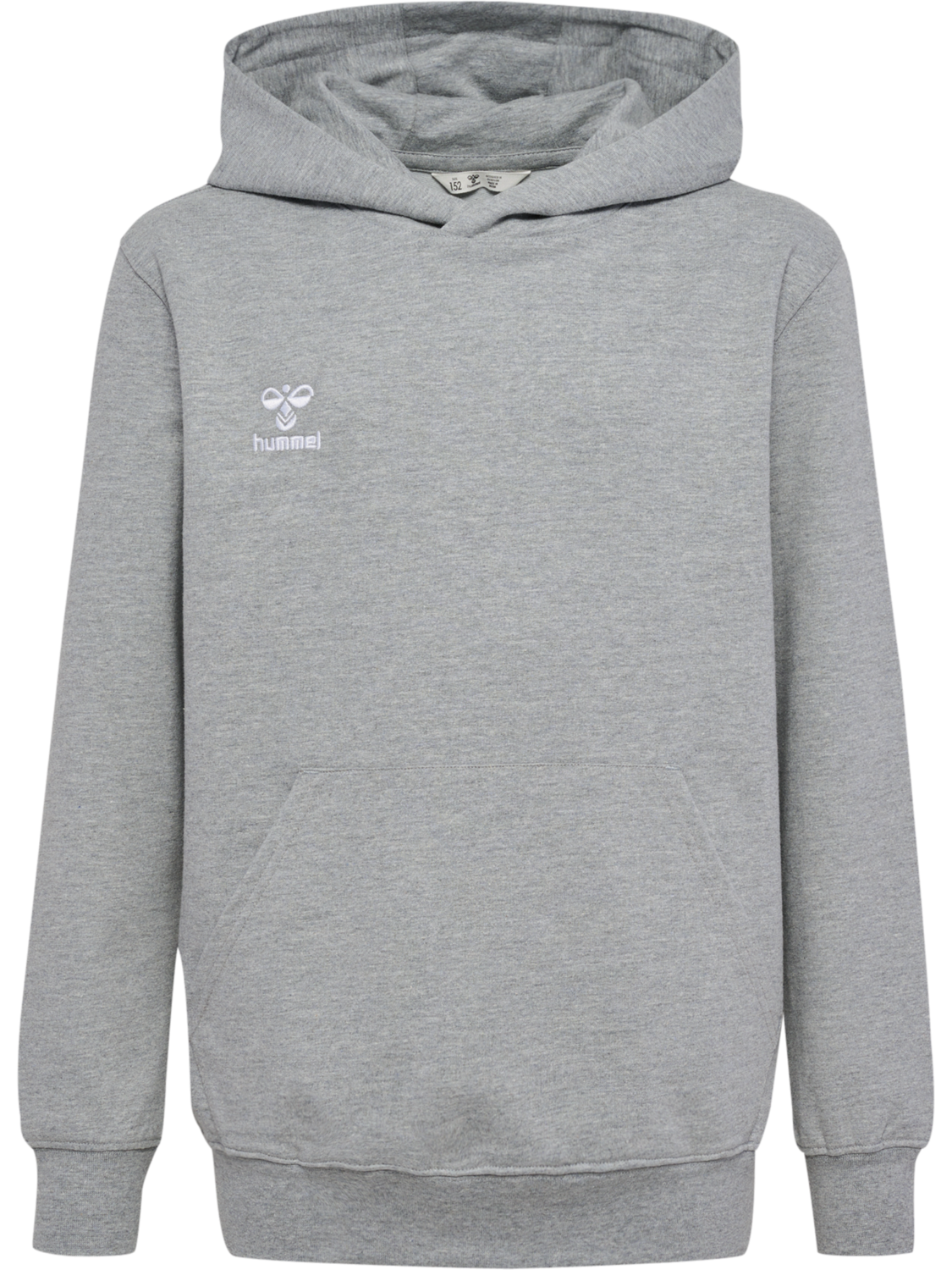 hmlGO 2.0 HOODIE KIDS, GREY MELANGE, packshot