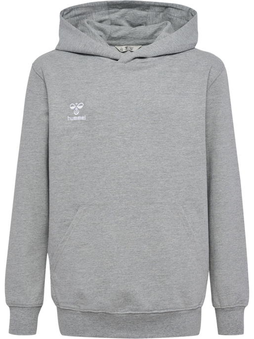 hmlGO 2.0 HOODIE KIDS, GREY MELANGE, packshot