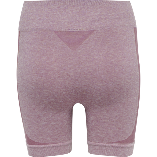 hmlROSA SEAMLESS SHORTS, DUSKY ORCHID MELANGE, packshot