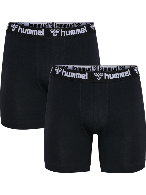 hmlBOXERS 2-PACK, BLACK hmlBOXERS 2-PACK, BLACK, packshot