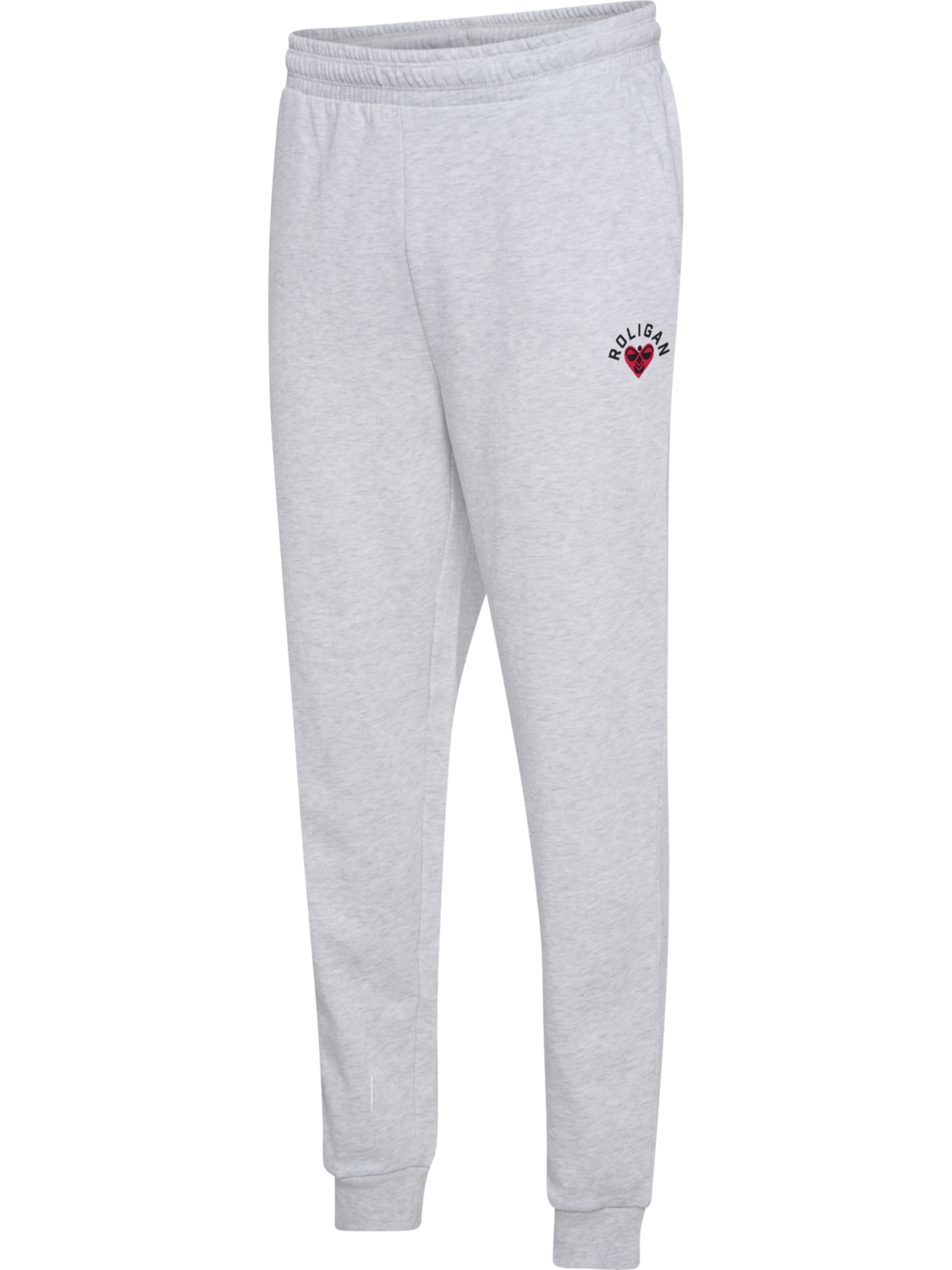 hmlROLIGAN SWEATPANTS, LIGHT GREY MELANGE, packshot