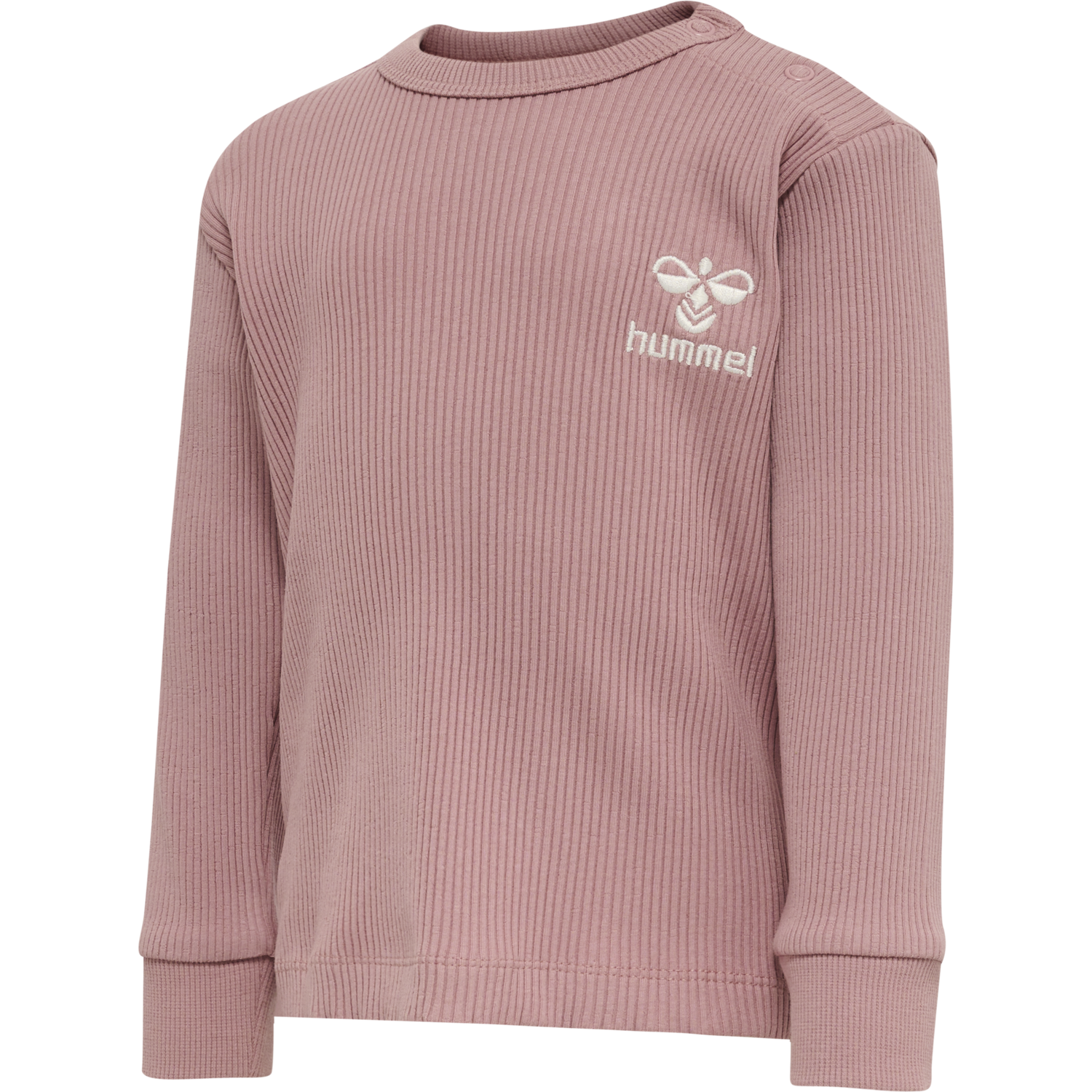 hmlSAMI T-SHIRT L/S, WOODROSE, packshot