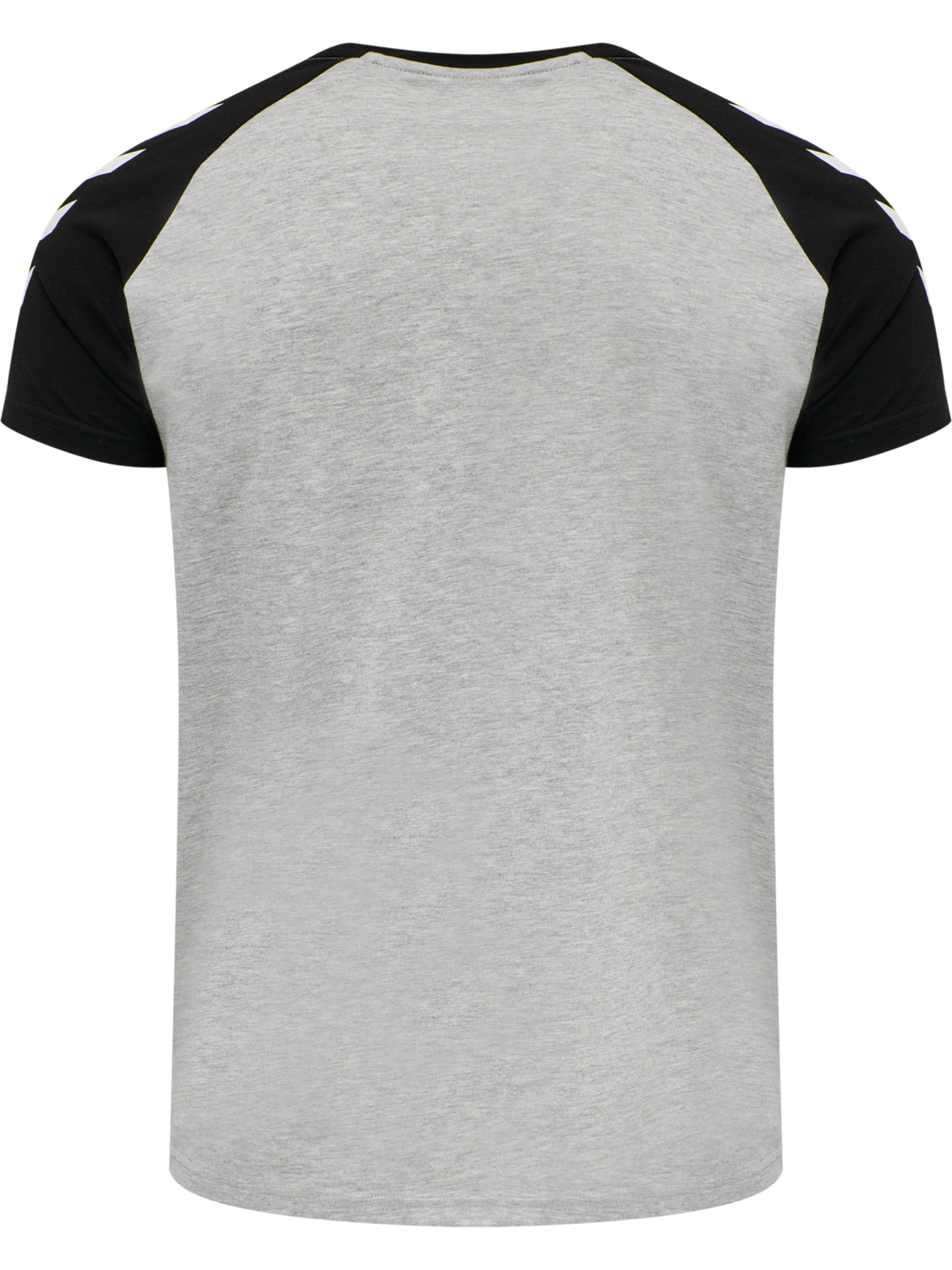 hmlLEGACY BLOCKED T-SHIRT, GREY MELANGE, packshot