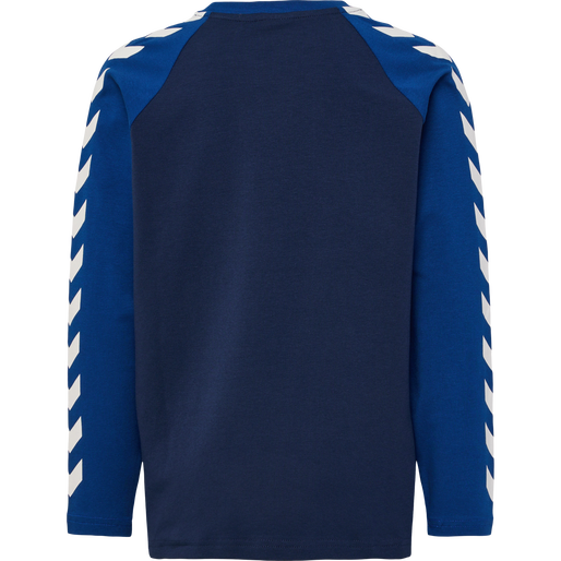 hmlBOYS T-SHIRT L/S, NAVY PEONY, packshot