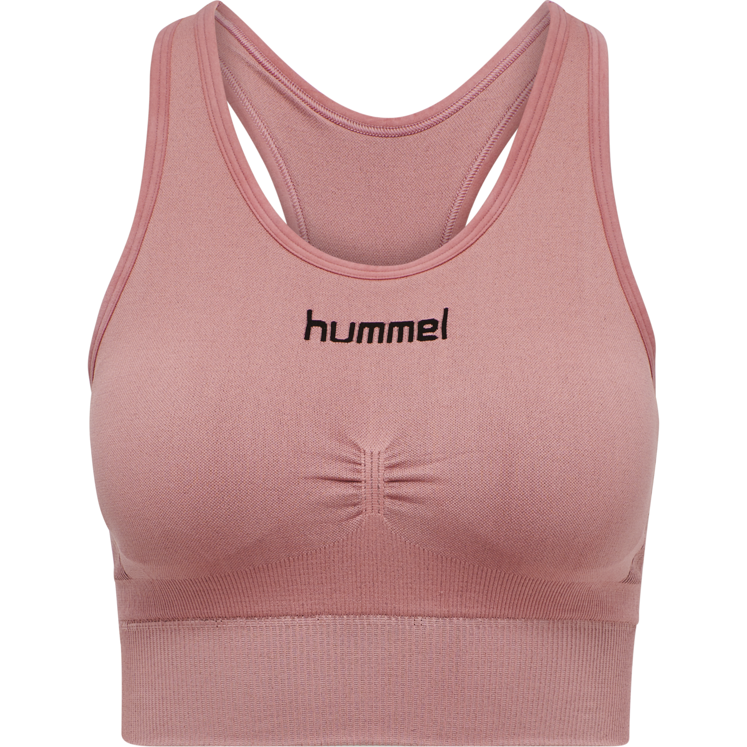 HUMMEL FIRST SEAMLESS BRA WOMAN, DUSTY ROSE, packshot