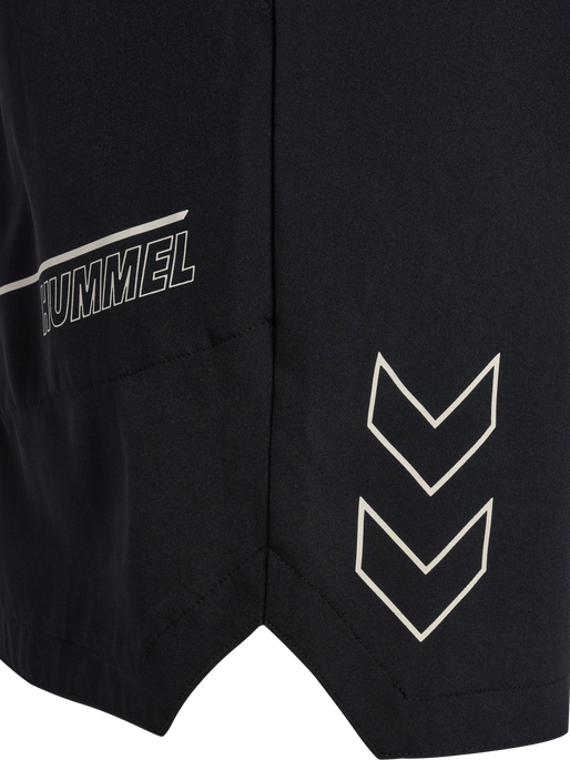 hmlCOURT POCKET SHORTS, LIGHT GREY/BLACK, packshot