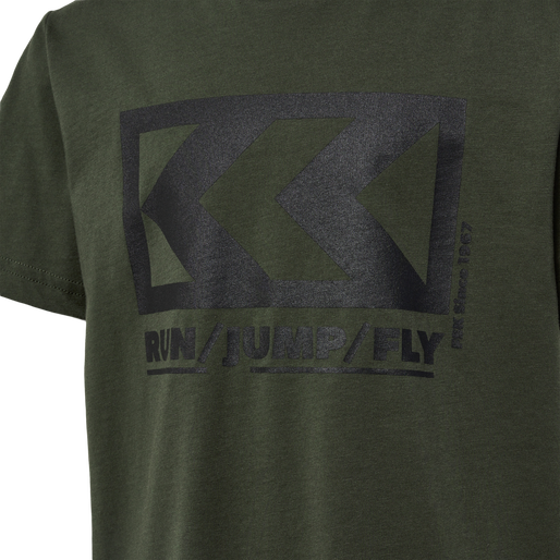hmlFSK LOW T-SHIRT S/S, FOREST NIGHT hmlFSK LOW T-SHIRT S/S, FOREST NIGHT, packshot