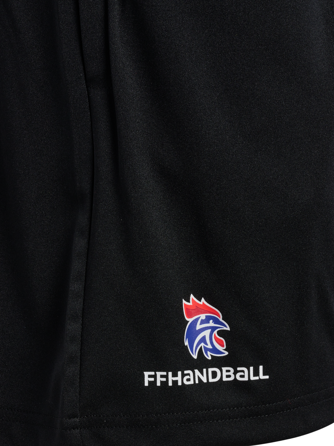 FFHB NEW REFEREE POLY SHORTS, BLACK, packshot