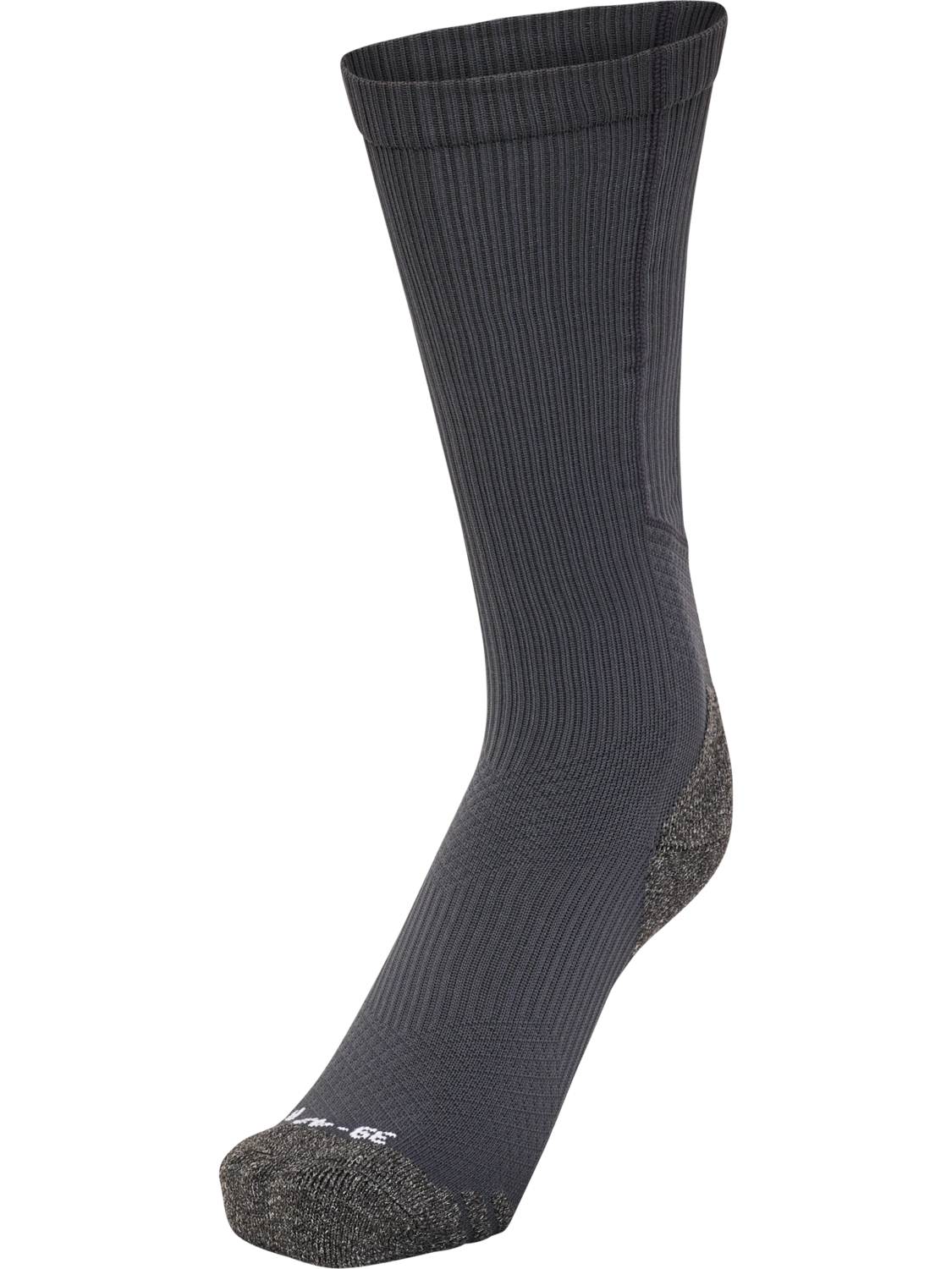 hmlPRO TRAINING SOCKS HIGH, ASPHALT/WHITE, packshot
