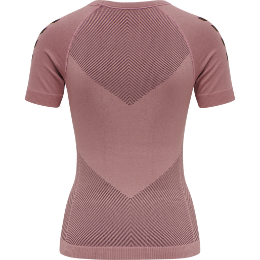 HUMMEL FIRST SEAMLESS JERSEY S/S W, DUSTY ROSE, packshot