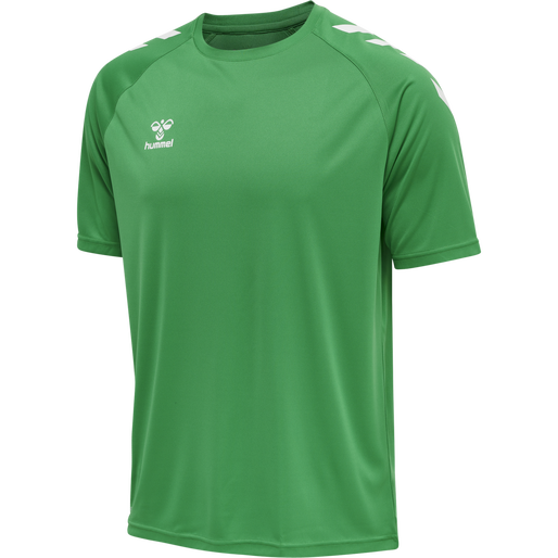 hmlCORE XK CORE POLY T-SHIRT S/S, JELLY BEAN, packshot