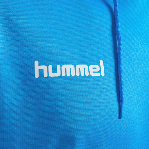 hmlPROMO POLY HOODIE, DIVA BLUE, packshot