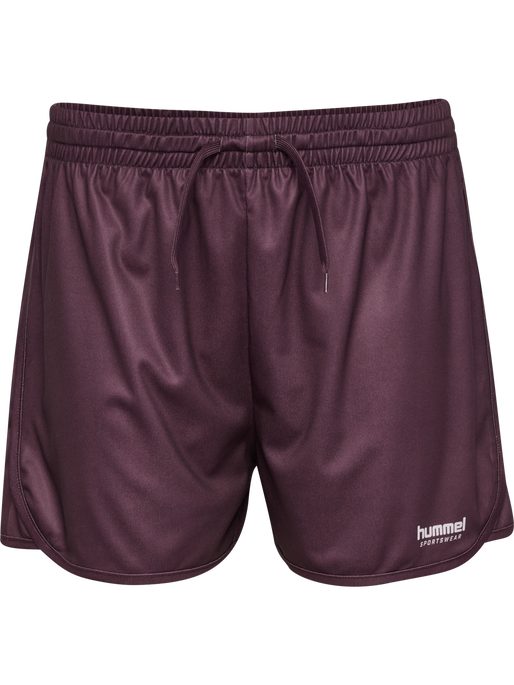 hmlPOLY W FB SHORTS, VINEYARD WINE hmlPOLY W FB SHORTS, VINEYARD WINE, packshot