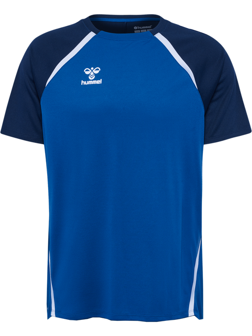 hmlLEAD 2.0 JERSEY S/S, TRUE BLUE/MARINE, packshot