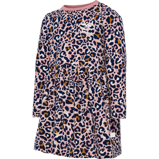 hmlMARIE AOP DRESS L/S, PALE MAUVE, packshot