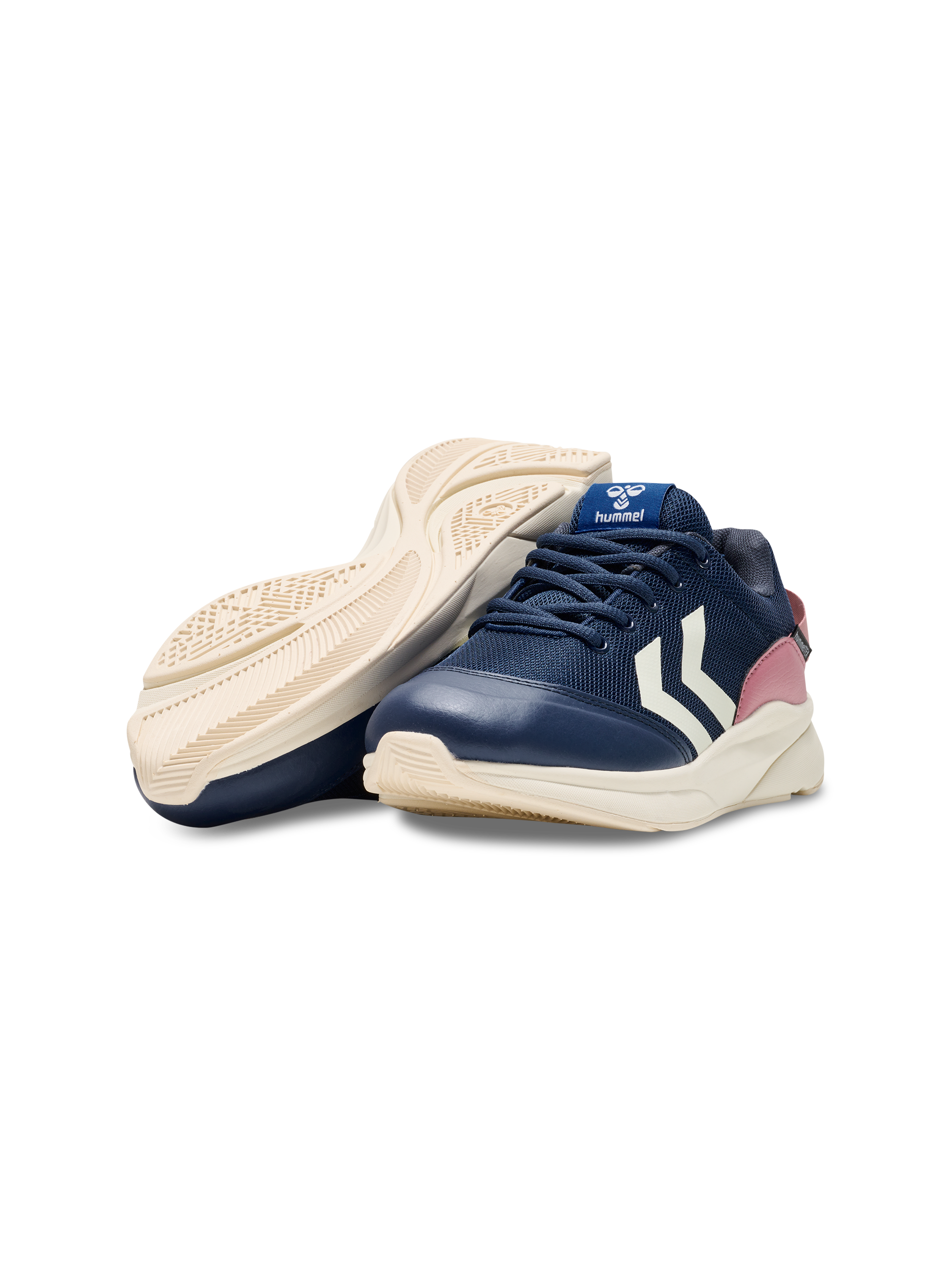 REACH 250 RECYCLED TEX LACE JR, BLACK IRIS/PINK, packshot