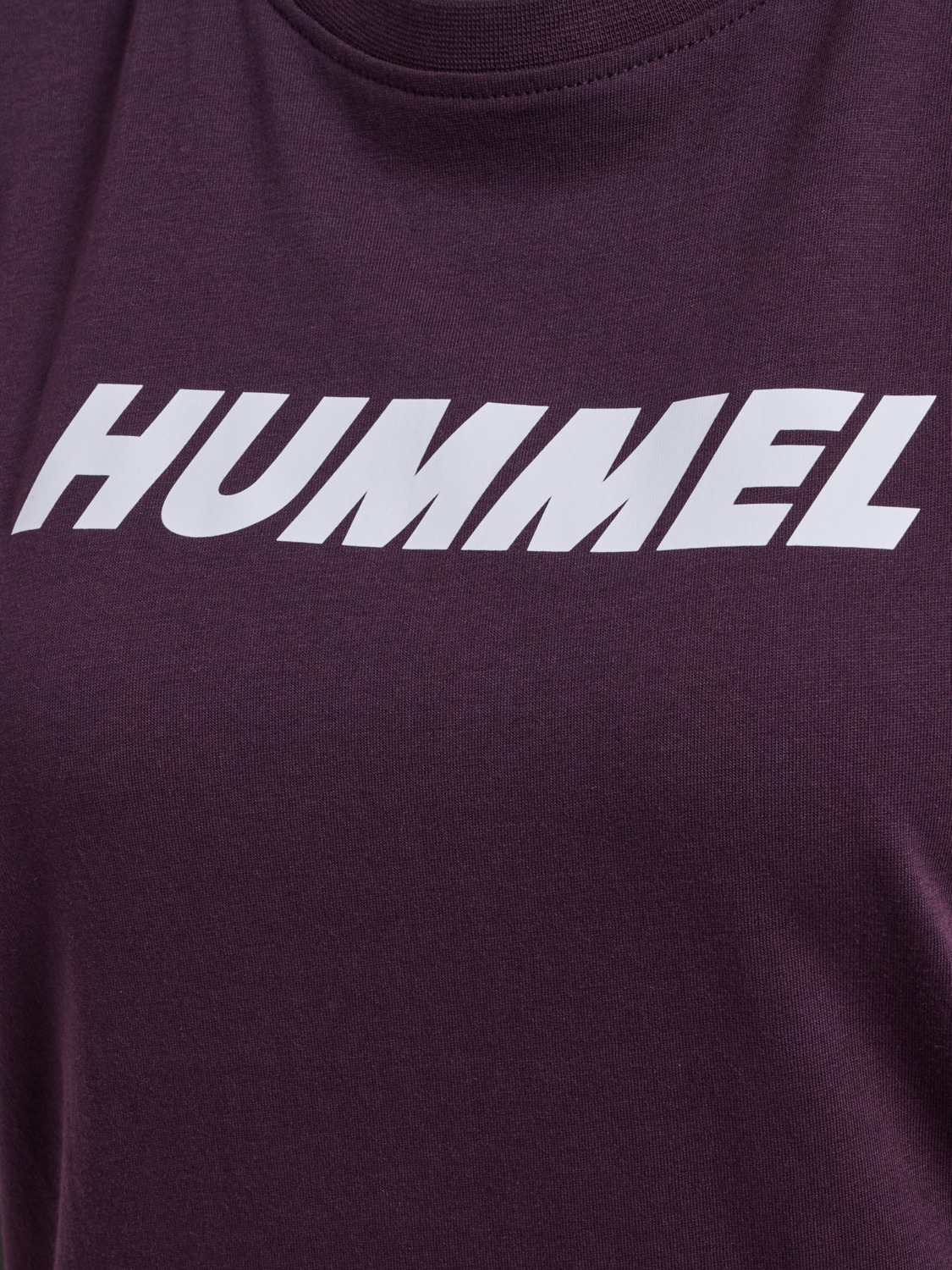 hmlELEMENTAL LOGO COTTON TEE WOMAN, PLUM PERFECT, packshot