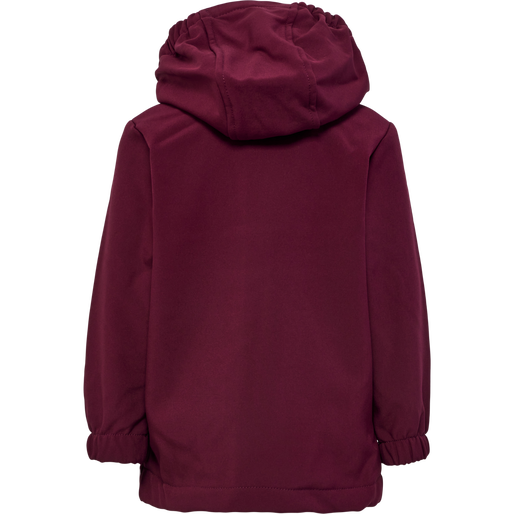 hmlMARS TEX MINI SOFTSHELL JACKET, WINDSOR WINE, packshot