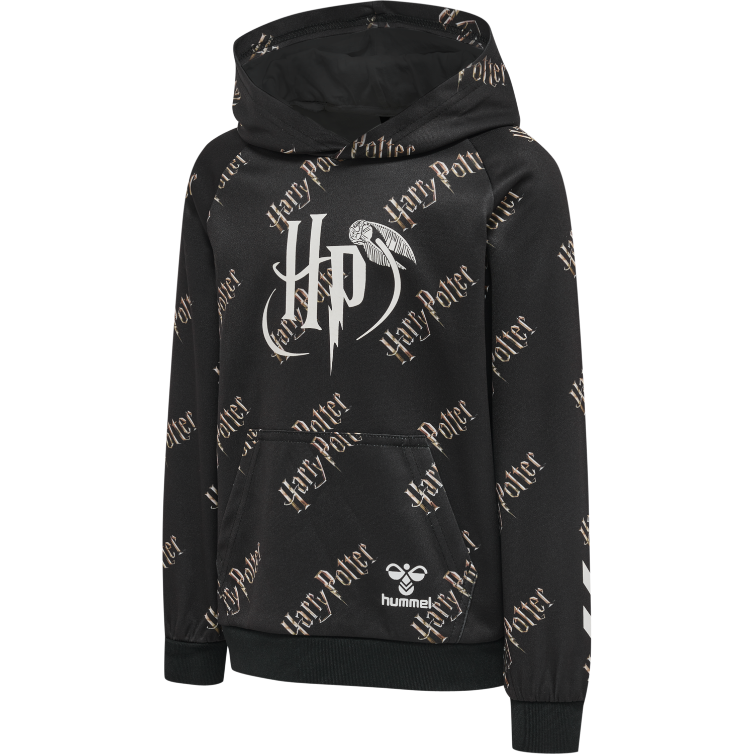 hmlHARRY POTTER HOODIE, BLACK, packshot