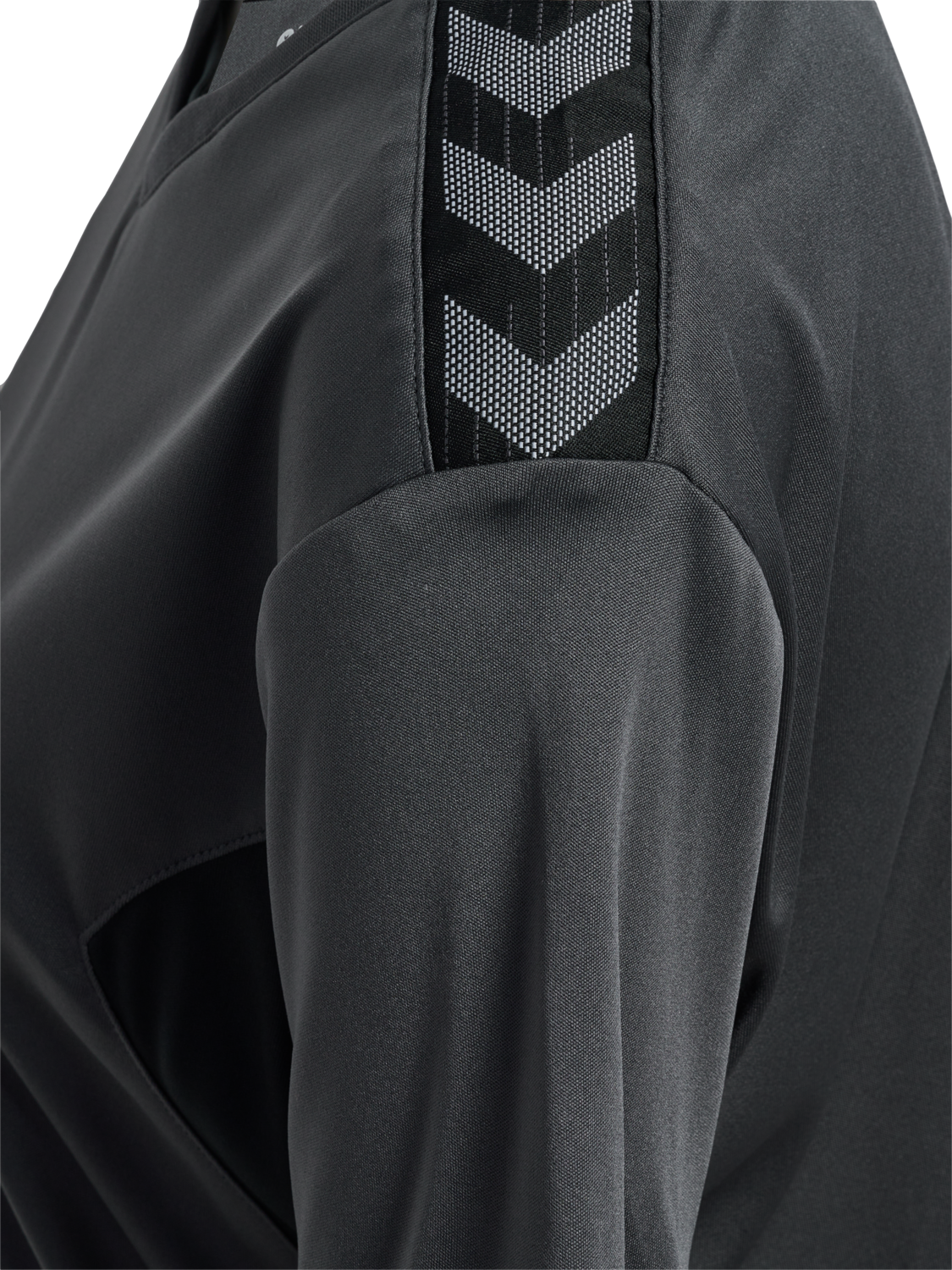 hmlAUTHENTIC PL JERSEY S/S WOMAN, ASPHALT, packshot